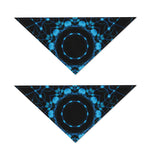 Dark Blue Kaleidoscope Print Dog Bandana