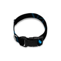 Dark Blue Kaleidoscope Print Dog Collar