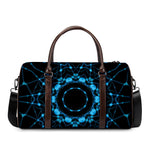 Dark Blue Kaleidoscope Print Duffle Bag