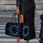 Dark Blue Kaleidoscope Print Duffle Bag