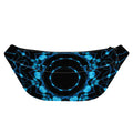 Dark Blue Kaleidoscope Print Fanny Pack