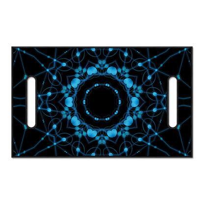 Dark Blue Kaleidoscope Print Golf Cart Seat Cover