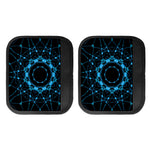 Dark Blue Kaleidoscope Print Handle Covers