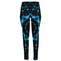 Dark Blue Kaleidoscope Print High-Waisted Pocket Leggings