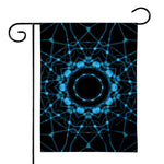 Dark Blue Kaleidoscope Print House Flag