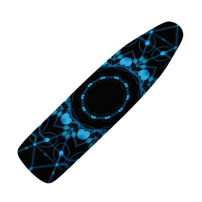Dark Blue Kaleidoscope Print Ironing Board Cover