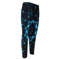Dark Blue Kaleidoscope Print Men's Compression Pants