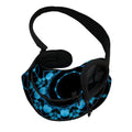 Dark Blue Kaleidoscope Print Pet Sling Carrier