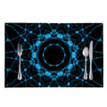Dark Blue Kaleidoscope Print Placemat