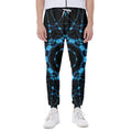 Dark Blue Kaleidoscope Print Joggers