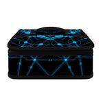 Dark Blue Kaleidoscope Print Small Lunch Bag