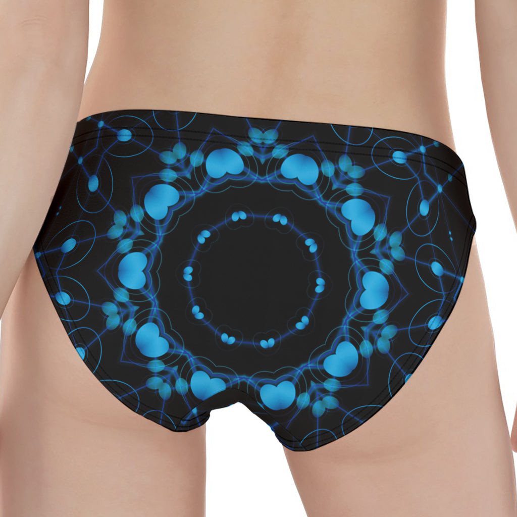 Dark Blue Kaleidoscope Print Women's Panties