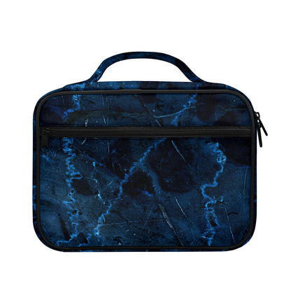 Dark Blue Marble Print Briefcase Bible Bag