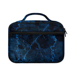 Dark Blue Marble Print Briefcase Bible Bag