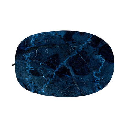 Dark Blue Marble Print Car Side Mirror Covers
