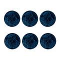 Dark Blue Marble Print Coaster Set