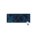 Dark Blue Marble Print Extended Mouse Pad