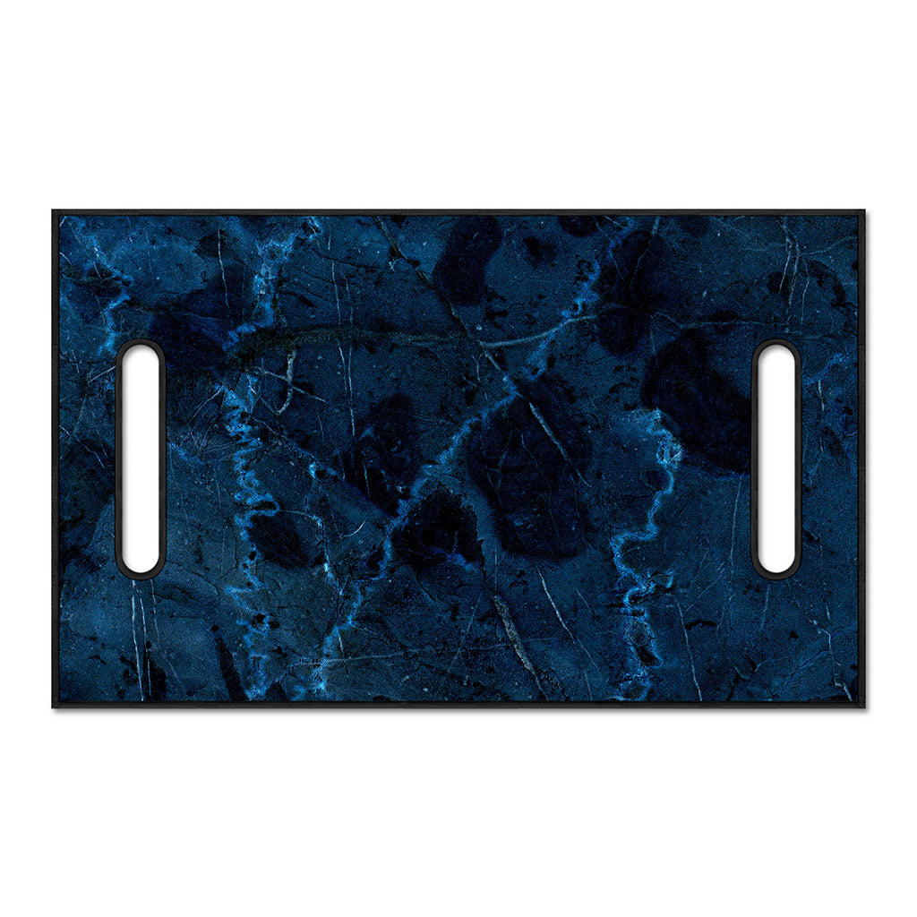 Dark Blue Marble Print Golf Cart Seat Cover