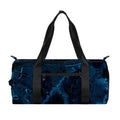 Dark Blue Marble Print Gym Bag