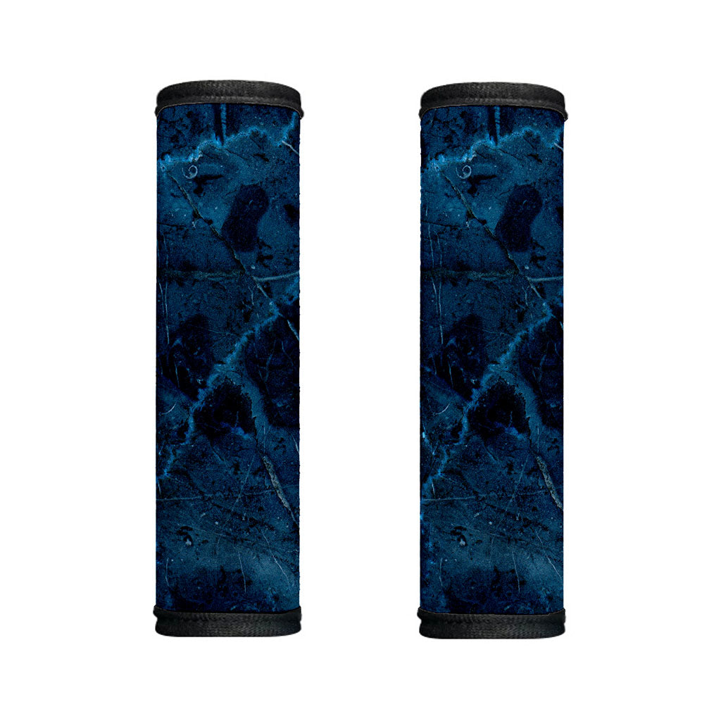 Dark Blue Marble Print Handle Covers