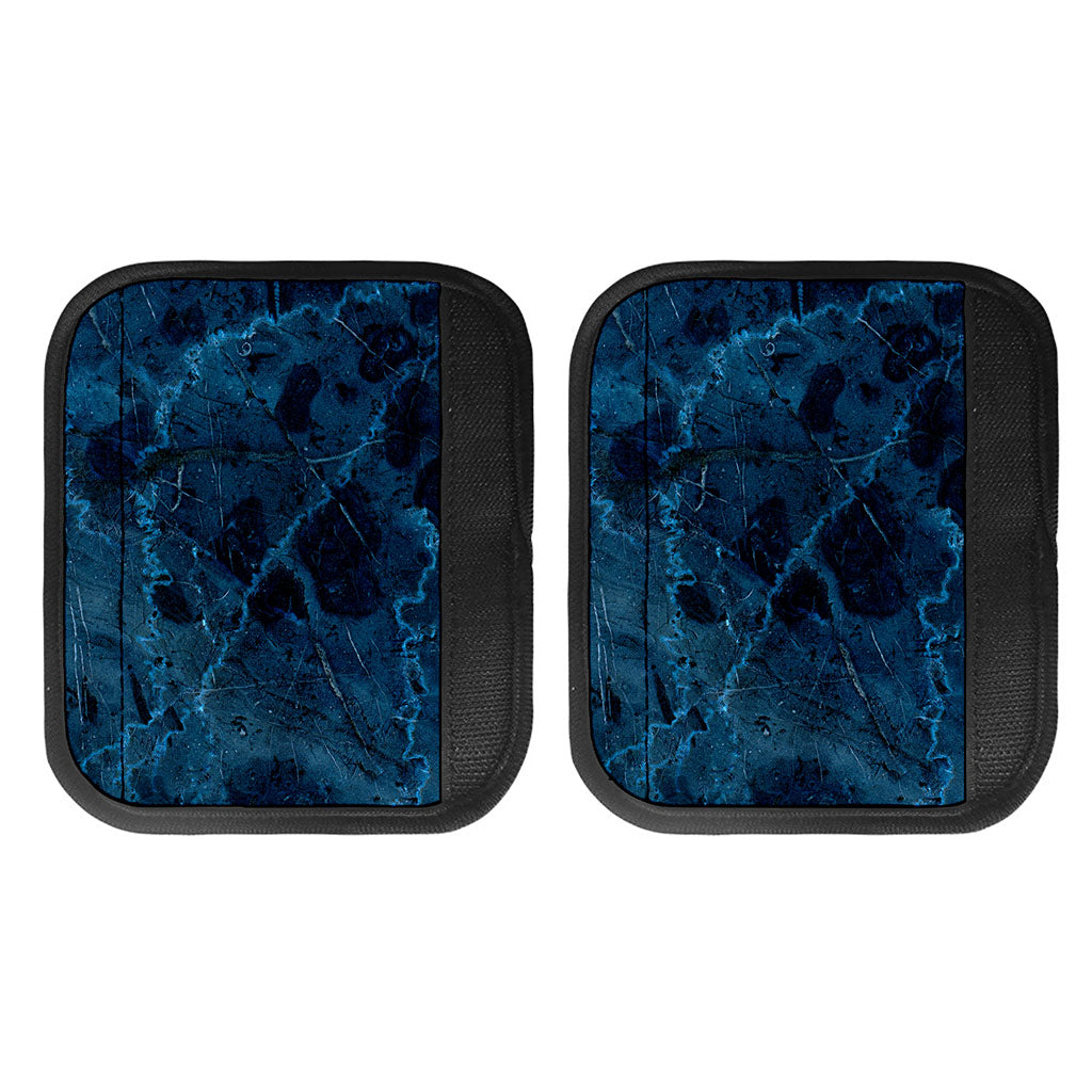 Dark Blue Marble Print Handle Covers