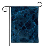 Dark Blue Marble Print House Flag