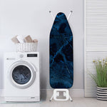 Dark Blue Marble Print Ironing Board Cover