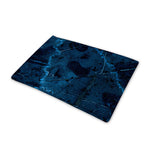 Dark Blue Marble Print Pet Cooling Mat Cover