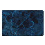 Dark Blue Marble Print Polyester Doormat