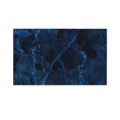 Dark Blue Marble Print Polyester Flag