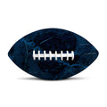 Dark Blue Marble Print Rugby Ball