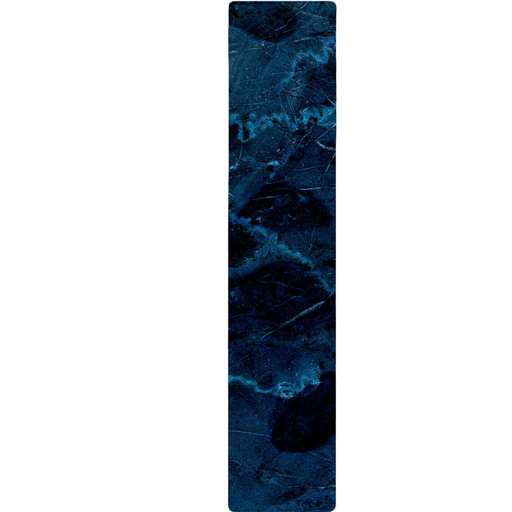 Dark Blue Marble Print Table Runner