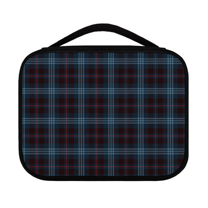 Dark Blue Tartan Pattern Print Classic Bible Case