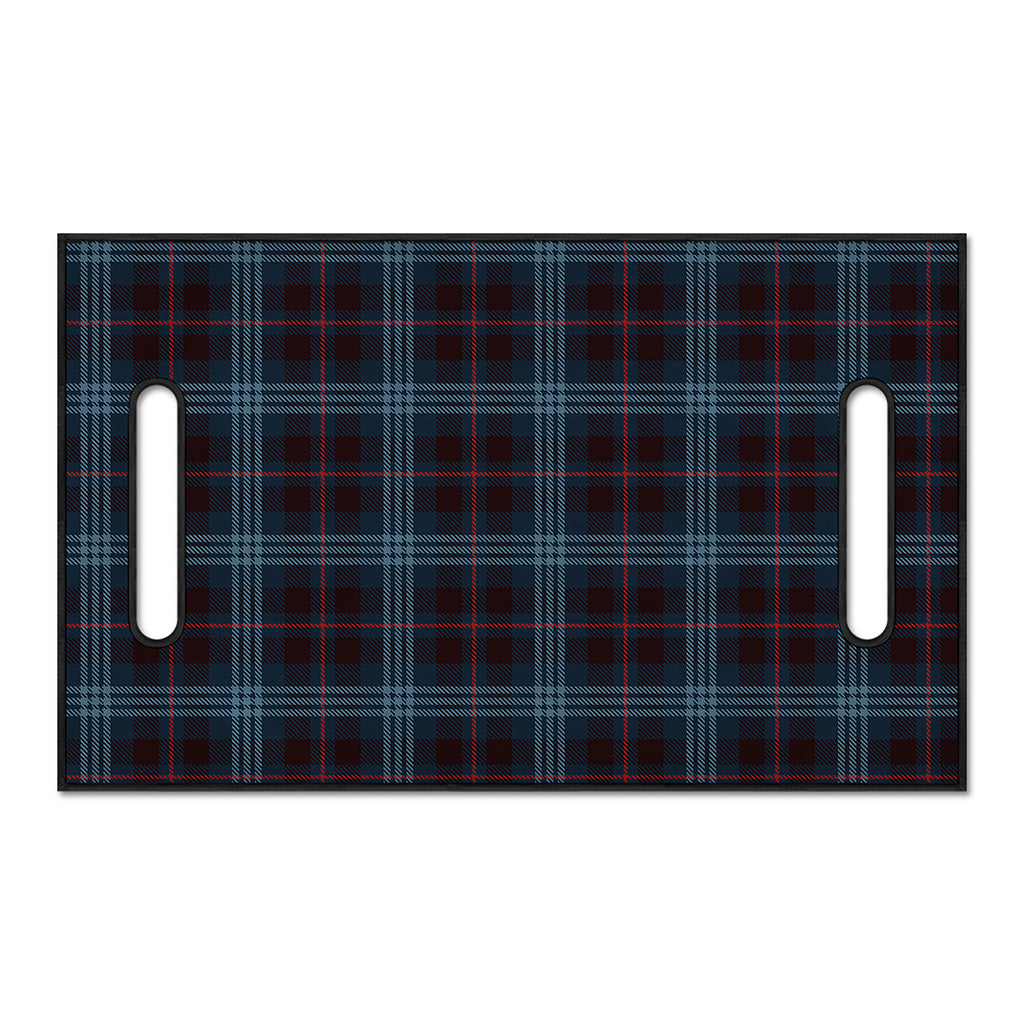 Dark Blue Tartan Pattern Print Golf Cart Seat Cover