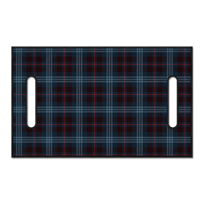 Dark Blue Tartan Pattern Print Golf Cart Seat Cover