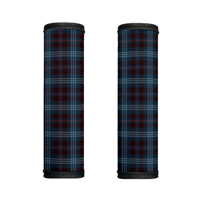 Dark Blue Tartan Pattern Print Handle Covers