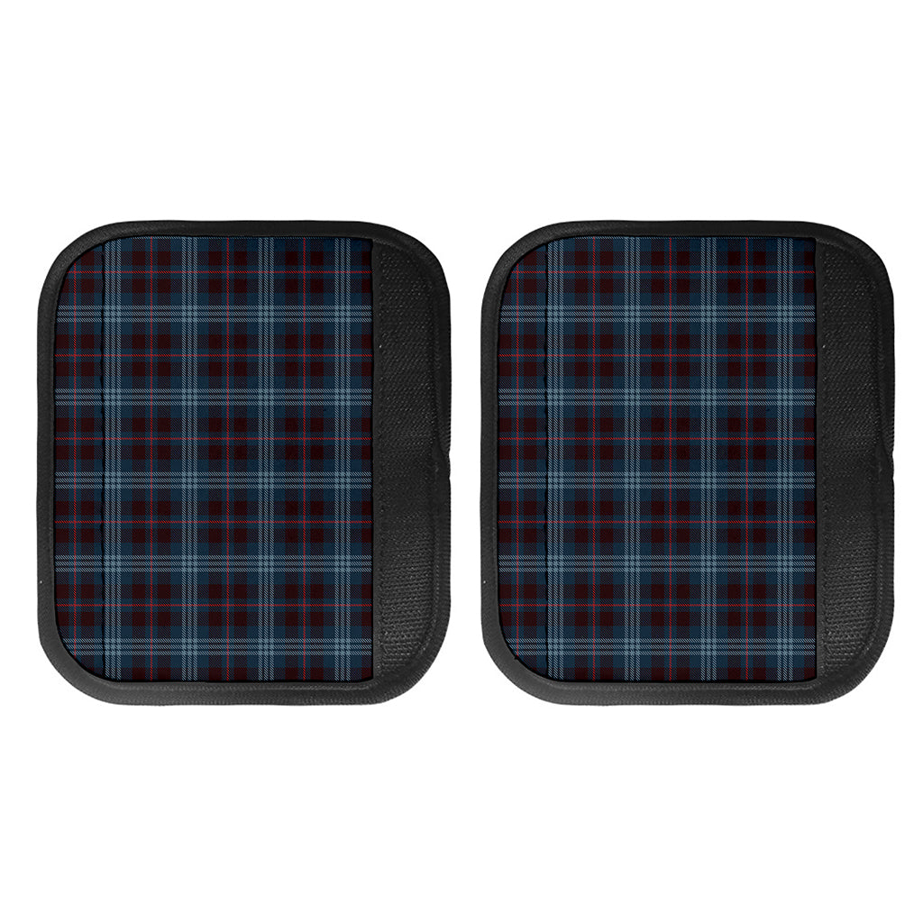 Dark Blue Tartan Pattern Print Handle Covers