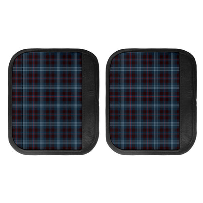 Dark Blue Tartan Pattern Print Handle Covers