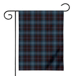 Dark Blue Tartan Pattern Print House Flag