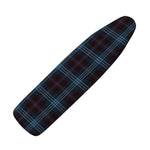 Dark Blue Tartan Pattern Print Ironing Board Cover