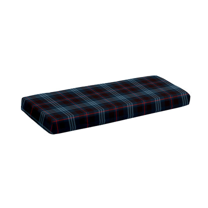 Dark Blue Tartan Pattern Print Piano Keyboard Cover