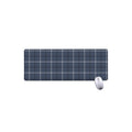 Dark Blue Tattersall Pattern Print Extended Mouse Pad
