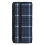 Dark Blue Tattersall Pattern Print Refrigerator Handle Covers