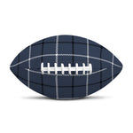 Dark Blue Tattersall Pattern Print Rugby Ball