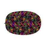 Dark Bohemian Paisley Pattern Print Car Side Mirror Covers
