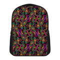 Dark Bohemian Paisley Pattern Print Casual Backpack