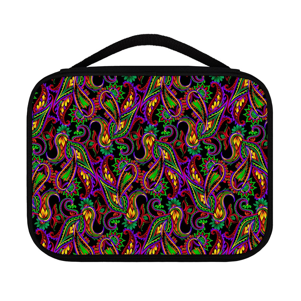 Dark Bohemian Paisley Pattern Print Classic Bible Case