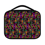 Dark Bohemian Paisley Pattern Print Classic Bible Case