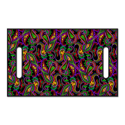 Dark Bohemian Paisley Pattern Print Golf Cart Seat Cover