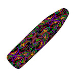 Dark Bohemian Paisley Pattern Print Ironing Board Cover
